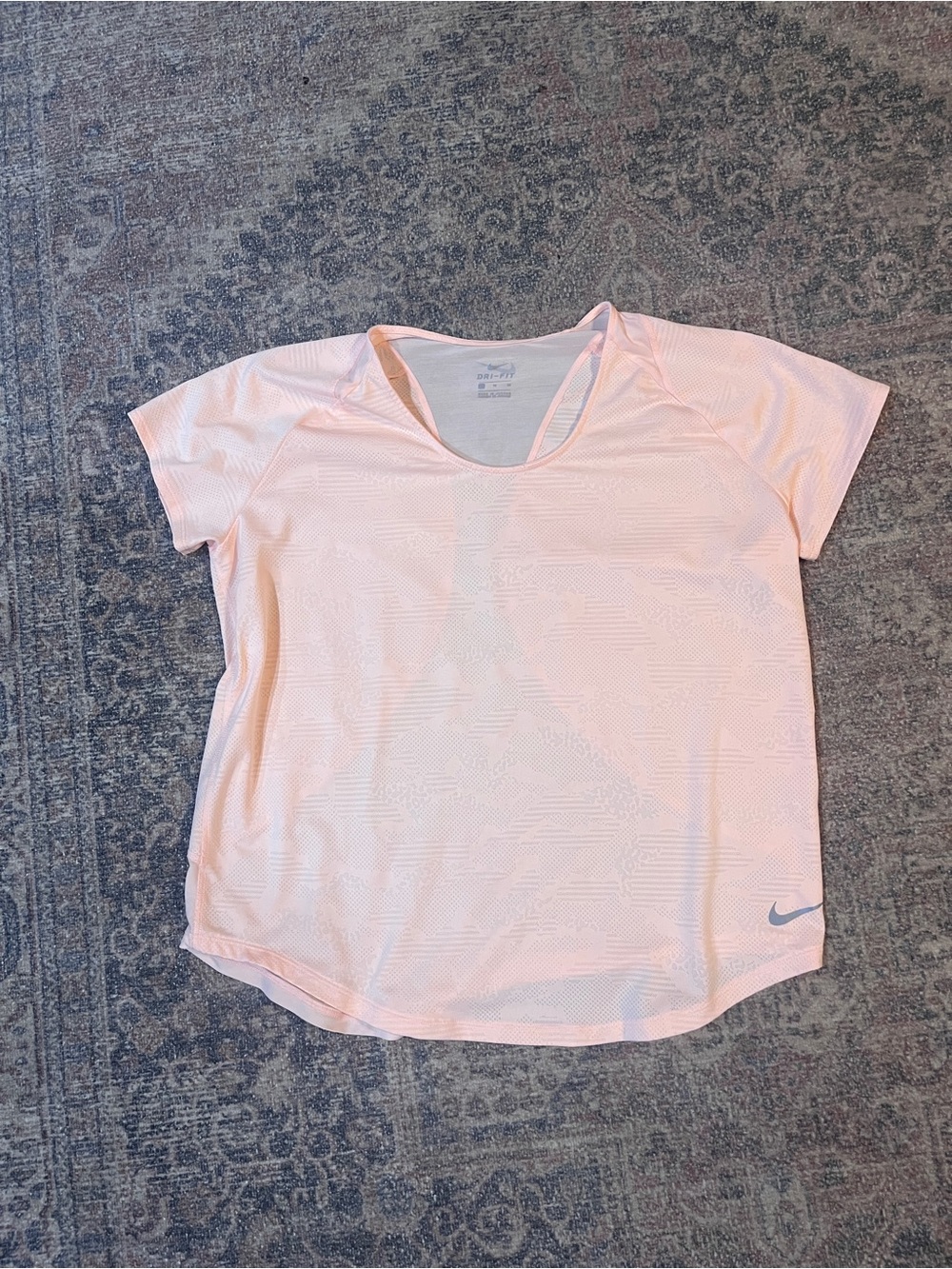 Womens XL Nike Dri Fit Coral Activewear Shirt